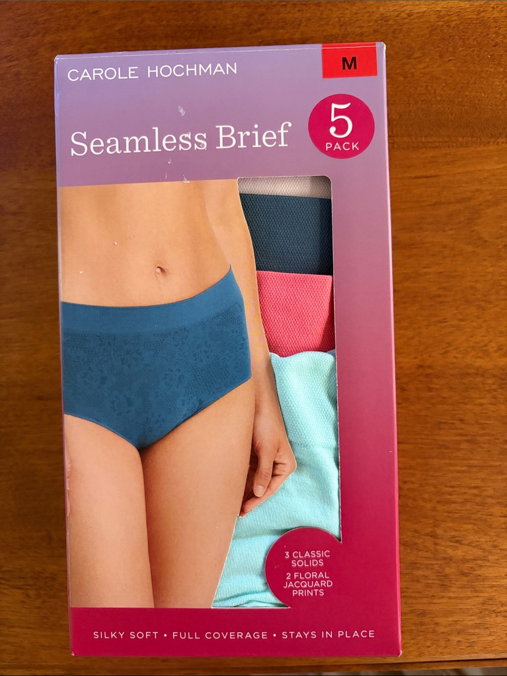 Carole Hochman Briefs 5-Pack Sz Med New in box, seamless